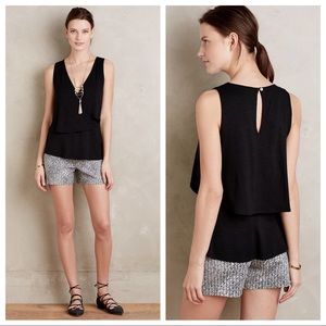 Anthropologie Deletta Valma Tiered Tank Top